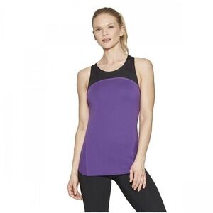 Champion size Large purple & black razorback athletic running tank top